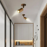 Transferable Wooden Flush Ceiling Lights