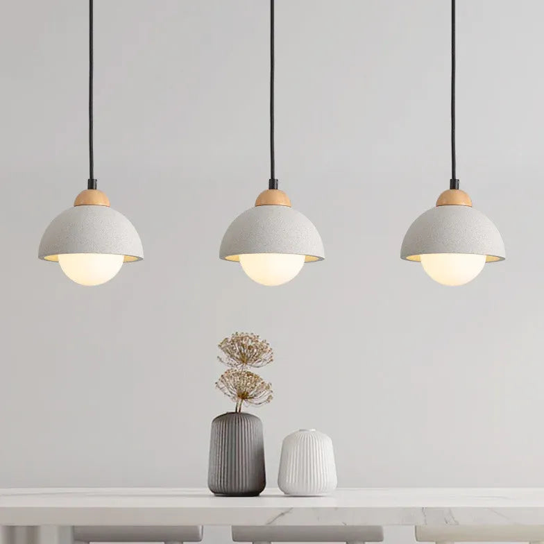 Half Ball Bedroom Modern Pendant Light