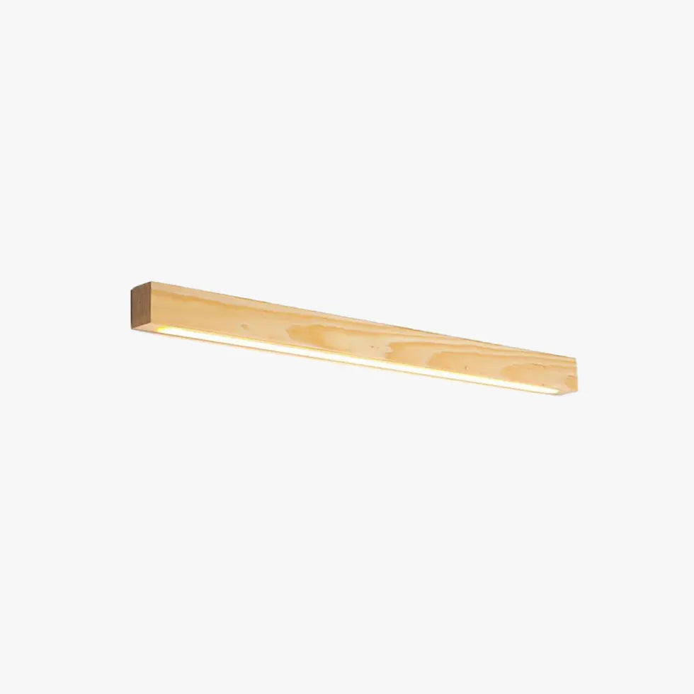 Brown Wooden Linear Led Modern Wall Lights