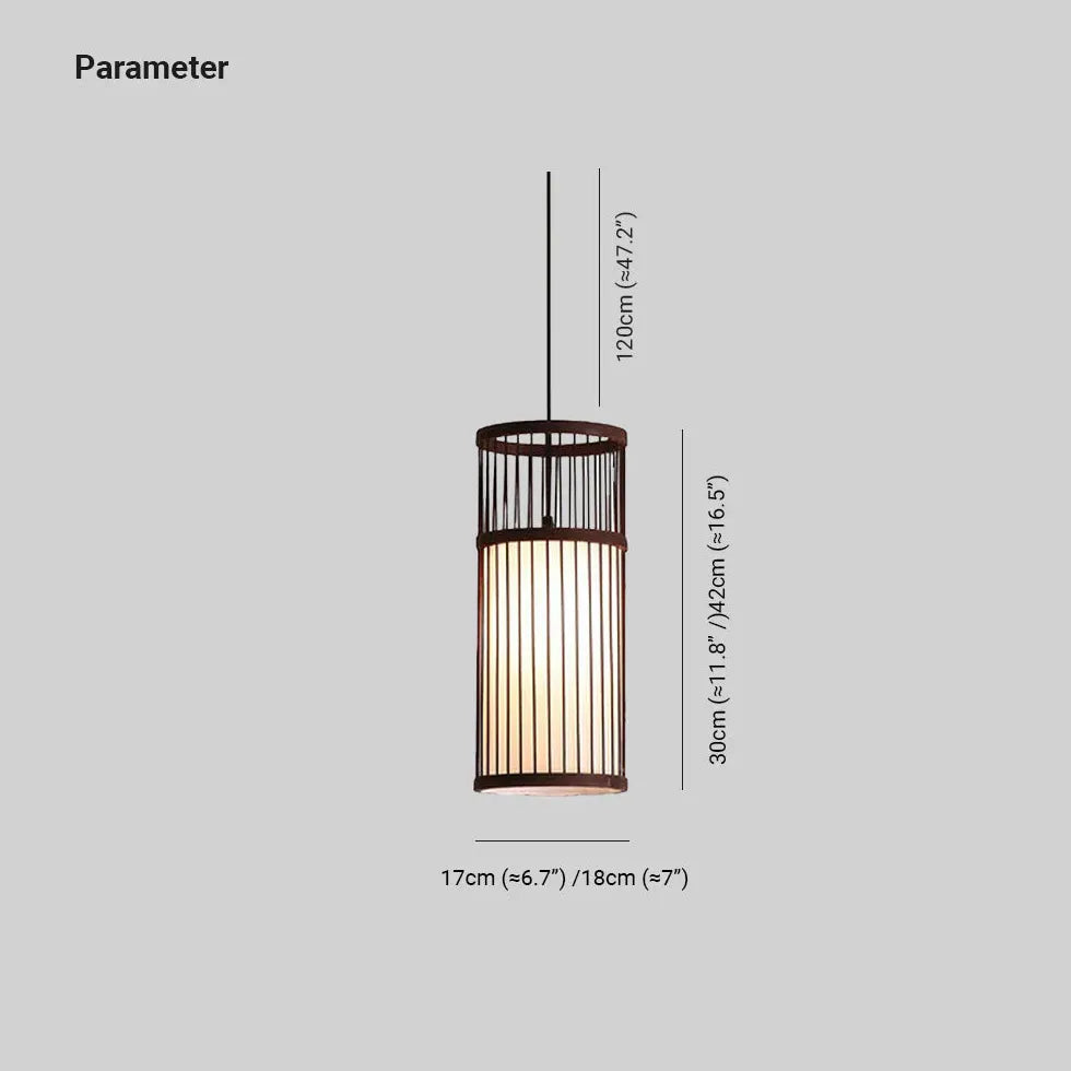 Ausgehöhltes Holz Rattan Esszimmer Anhänger Licht