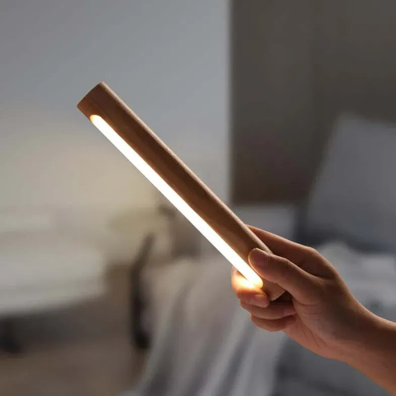 USB Rechargeable Wall Light Wooden