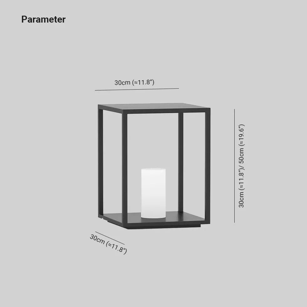 Outdoor Stehlampe schwarz elegante minimalistische Solarleuchte