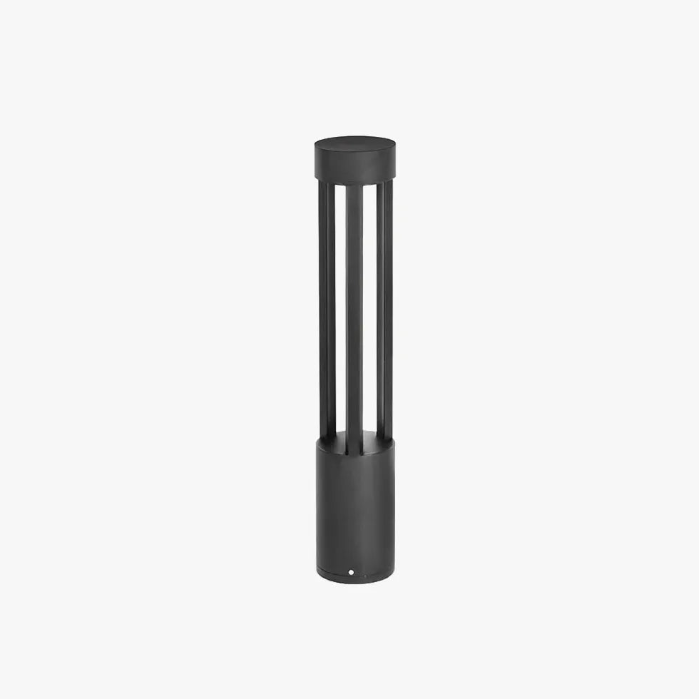 80 cm schwarze hohle LED Outdoor Poller Leuchten