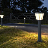 Cone Shade Solar Bollard Lights