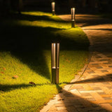 Bulb Hollow Solar Outdoor Bollard Lights