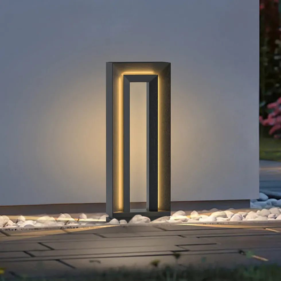 Rectangular Frame Led Bollard Lights