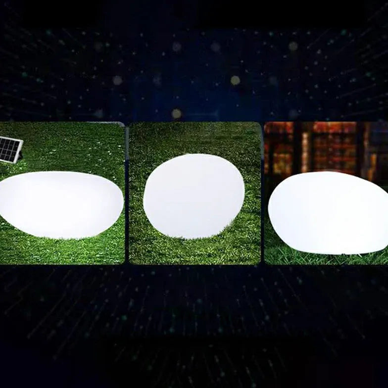 Pebble Shaped Led Outdoor Floor lamps