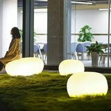 Pebble Shaped Led Outdoor Floor lamps