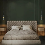 Pendelleuchte Anthrazit mit Schwarzem Glasschirm Einzelkopf - Clowas.de