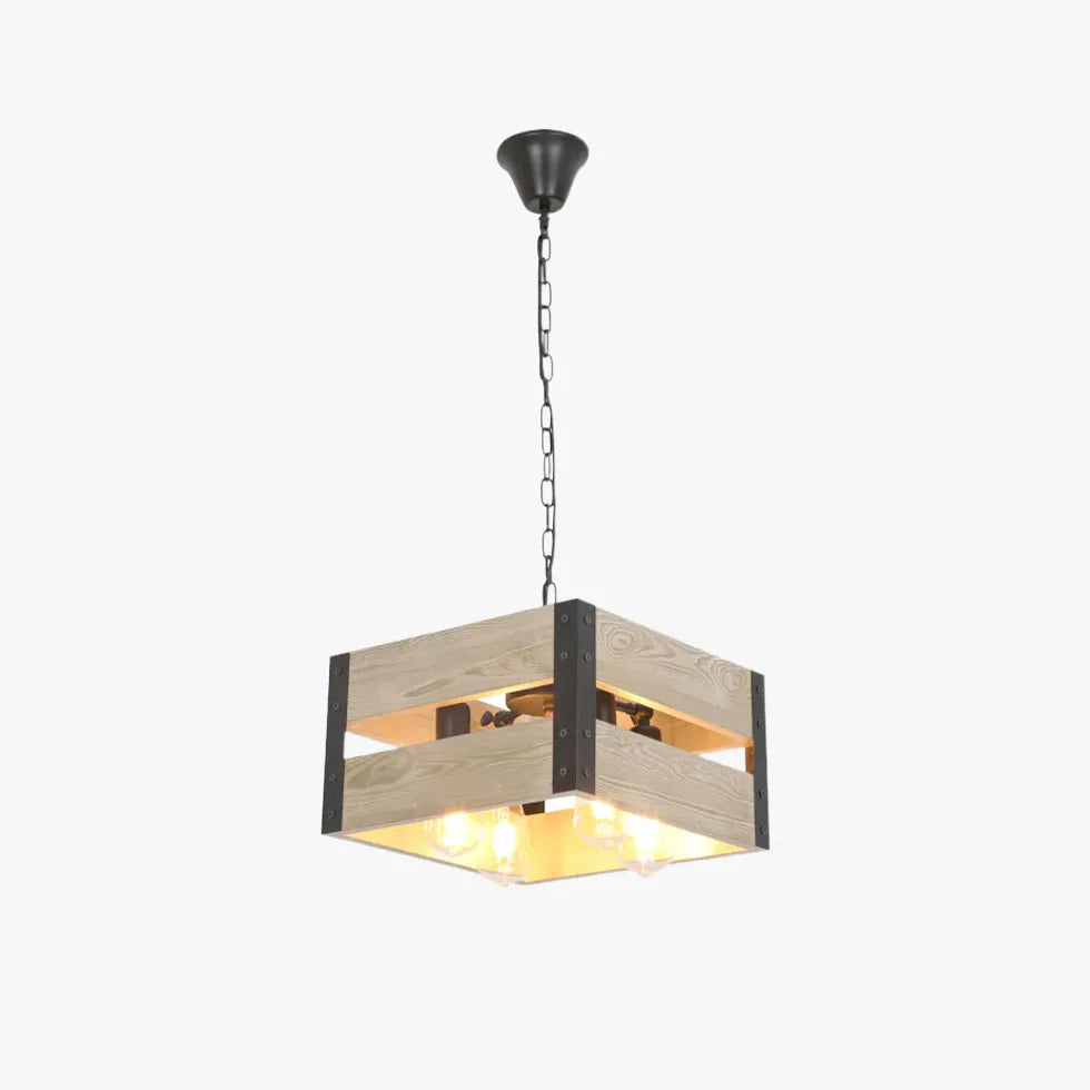 pendelleuchte aus holz - moderne designer deckenleuchte - Clowas.de