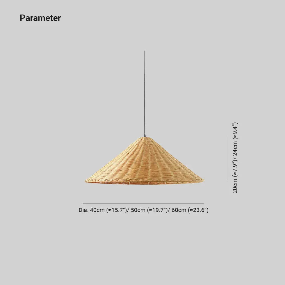 Pendelleuchte Bambus Rattan ländlicher einfacher Esszimmer - Clowas.de