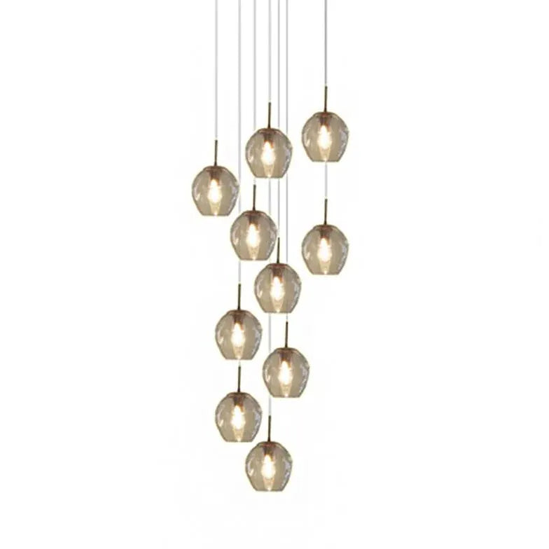 Pendelleuchte Flur Treppenhaus moderne elegante Glasdesign - Clowas.de