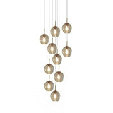 Pendelleuchte Flur Treppenhaus moderne elegante Glasdesign - Clowas.de