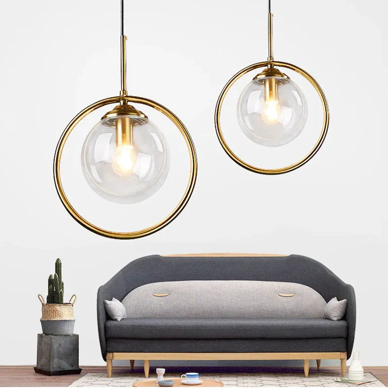 Pendelleuchte Glas 1 flammig Moderne nordische Eleganz gestalten - Clowas.de