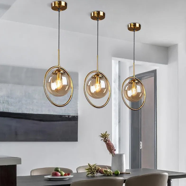 Pendelleuchte Glas 1 flammig Moderne nordische Eleganz gestalten - Clowas.de