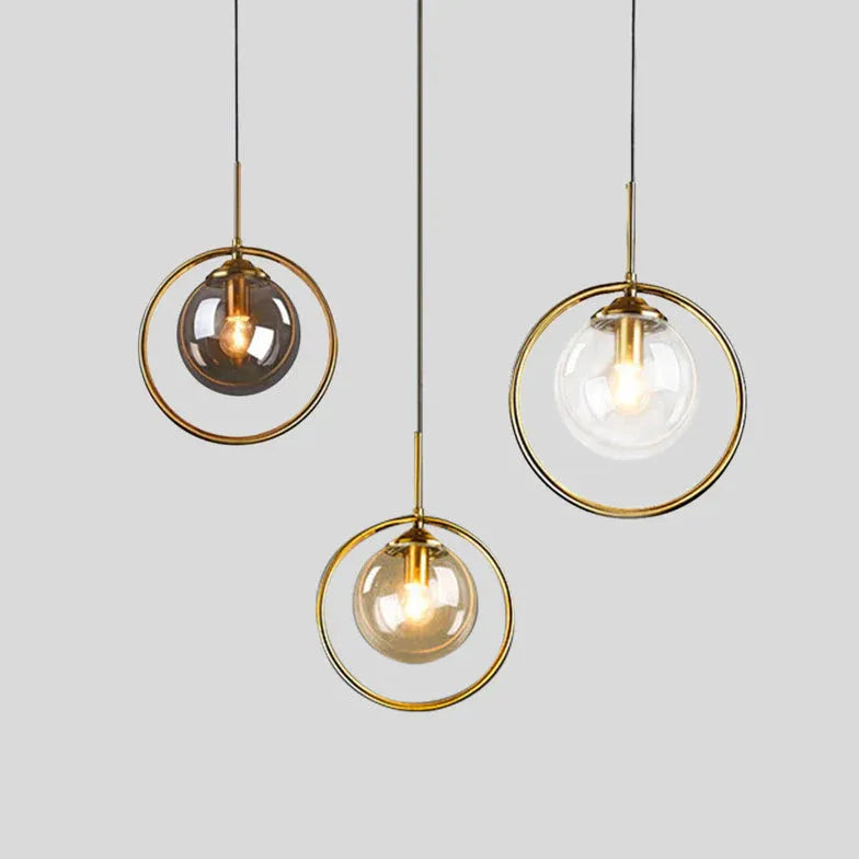 Pendelleuchte Glas 1 flammig Moderne nordische Eleganz gestalten - Clowas.de