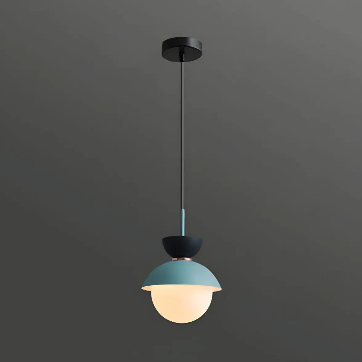 Pendelleuchte Glas einzeln Edles Makaron-Design - Clowas.de