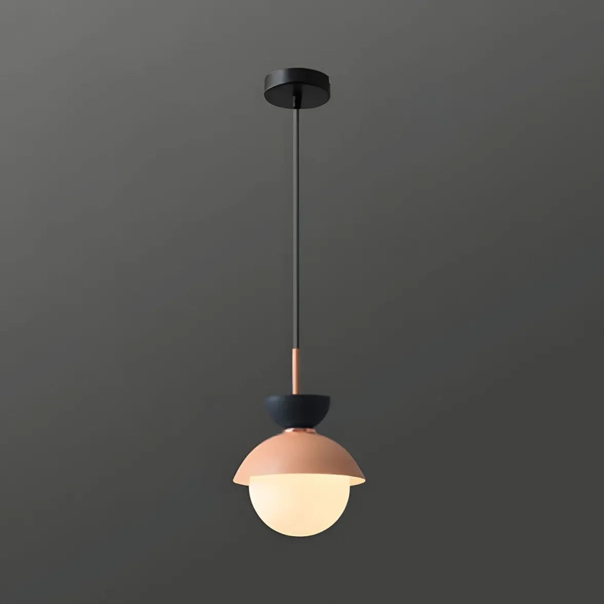 Pendelleuchte Glas einzeln Edles Makaron-Design - Clowas.de