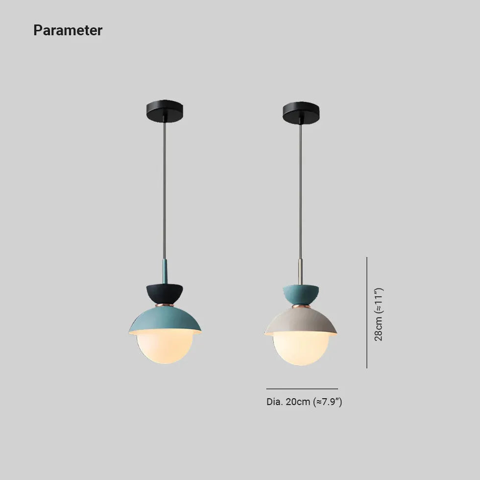 Pendelleuchte Glas einzeln Edles Makaron-Design - Clowas.de