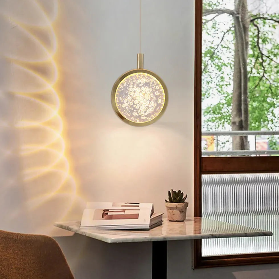 Pendelleuchte Glas Kugeln moderne einfache kleine Hängelampe - Clowas.de