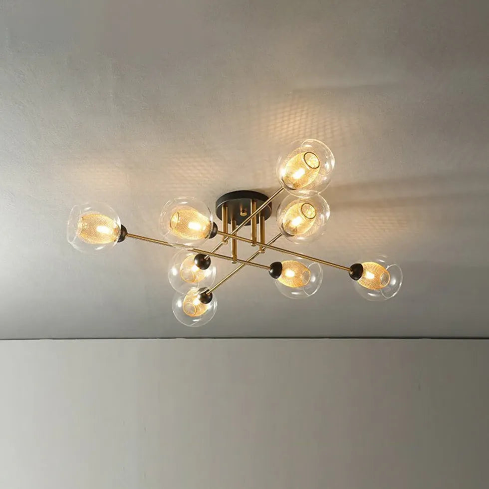 Pendelleuchte Glas Metall für nordischen Wohnstil modern schlicht - Clowas.de