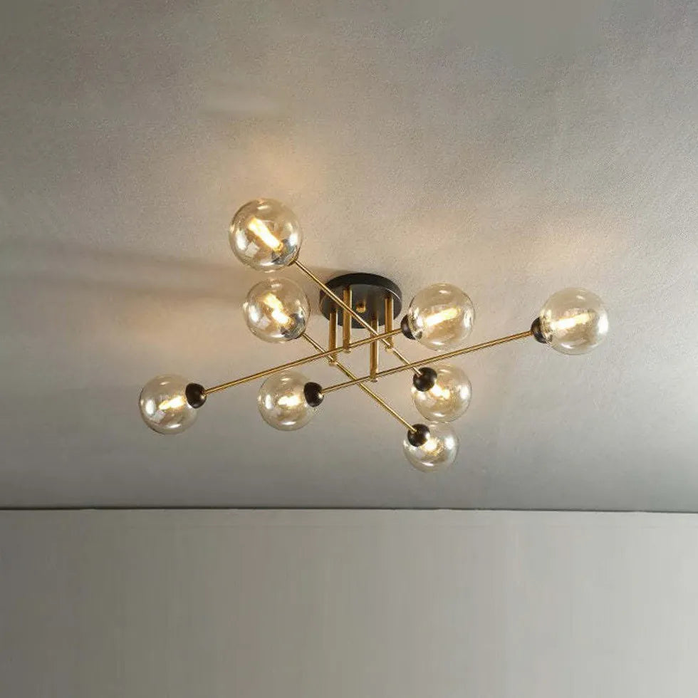 Pendelleuchte Glas Metall für nordischen Wohnstil modern schlicht - Clowas.de