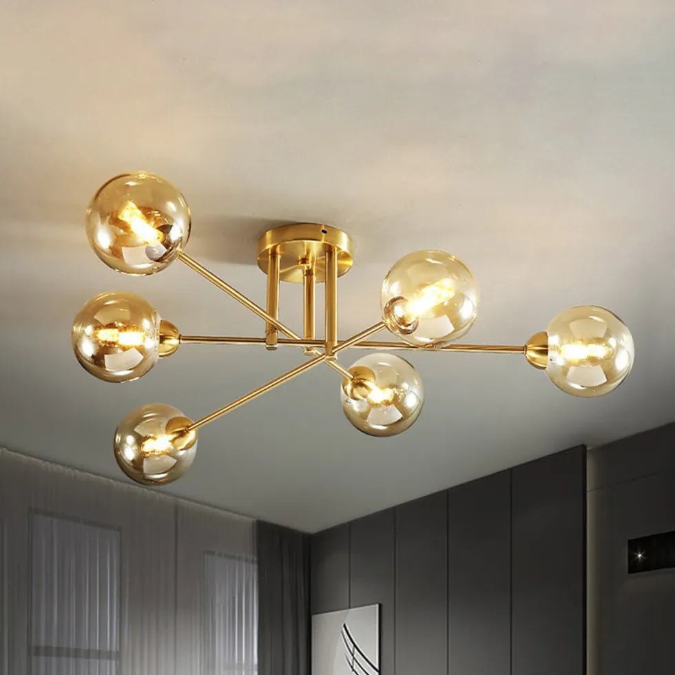 Pendelleuchte Glas Metall für nordischen Wohnstil modern schlicht - Clowas.de
