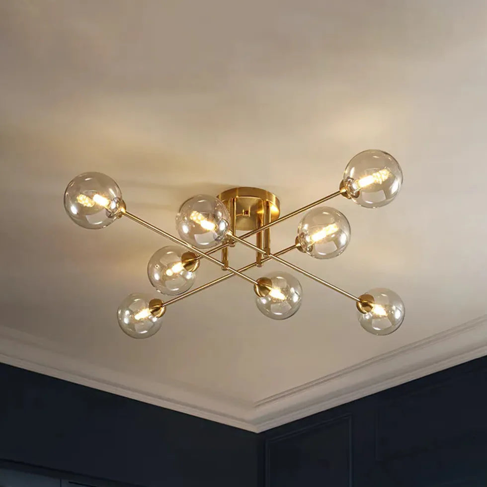 Pendelleuchte Glas Metall für nordischen Wohnstil modern schlicht - Clowas.de