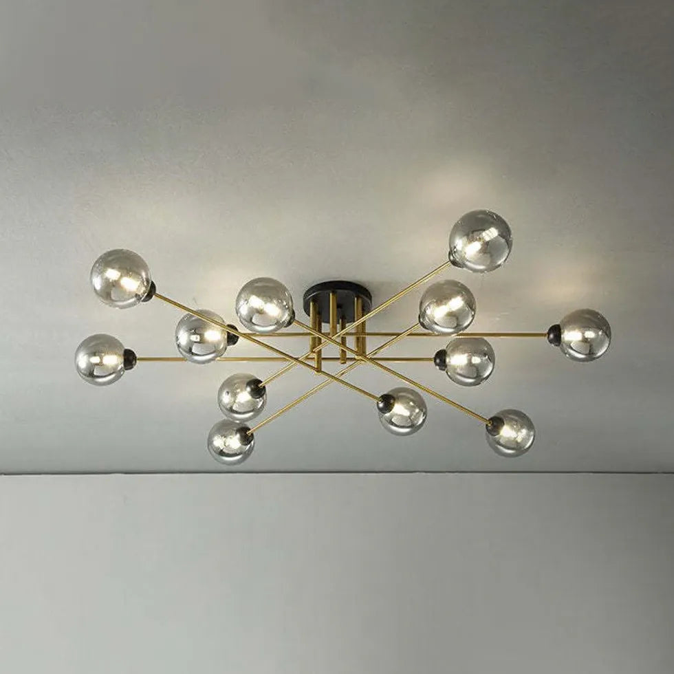 Pendelleuchte Glas Metall für nordischen Wohnstil modern schlicht - Clowas.de
