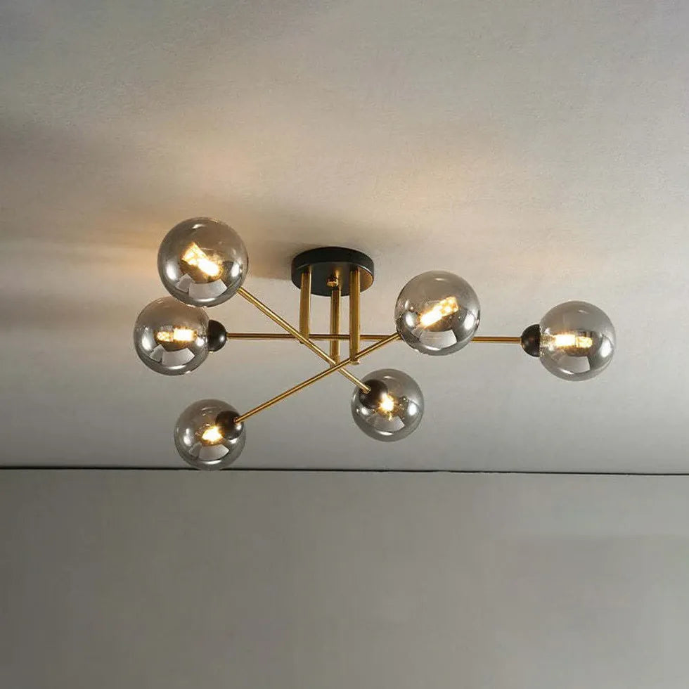 Pendelleuchte Glas Metall für nordischen Wohnstil modern schlicht - Clowas.de