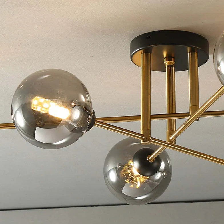 Pendelleuchte Glas Metall für nordischen Wohnstil modern schlicht - Clowas.de