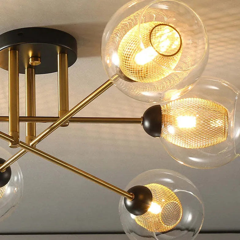 Pendelleuchte Glas Metall für nordischen Wohnstil modern schlicht - Clowas.de