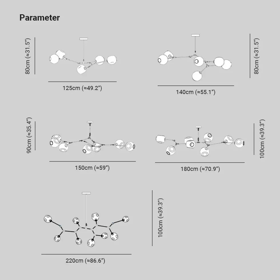 Pendelleuchte Glas Schwarz im nordischen schlichten Stil - Clowas.de