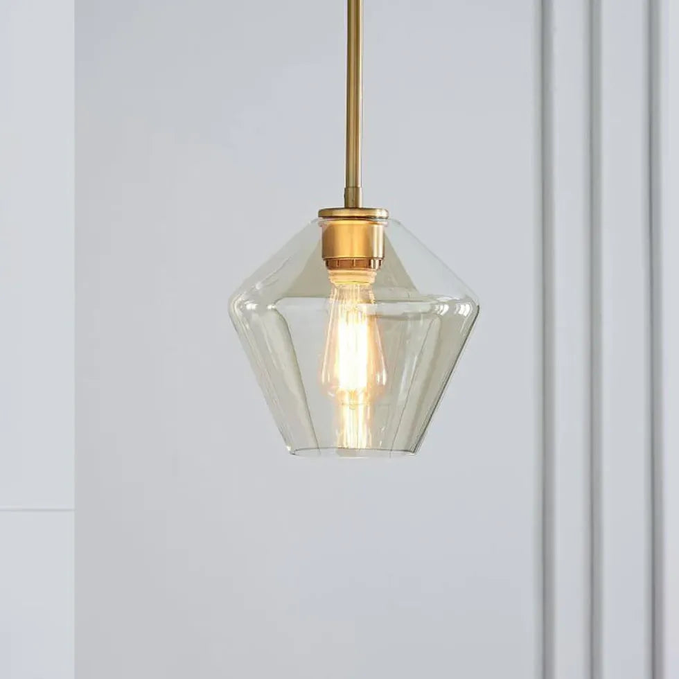 Pendelleuchte Glas Transparent nordische schlichte klare Glaskugel - Clowas.de