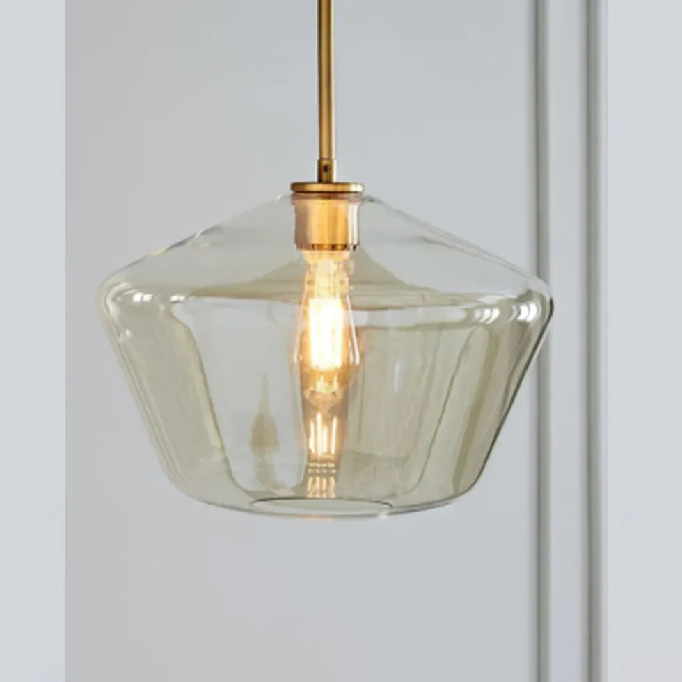 Pendelleuchte Glas Transparent nordische schlichte klare Glaskugel - Clowas.de