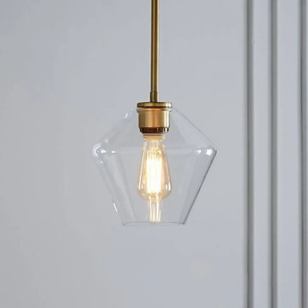 Pendelleuchte Glas Transparent nordische schlichte klare Glaskugel - Clowas.de