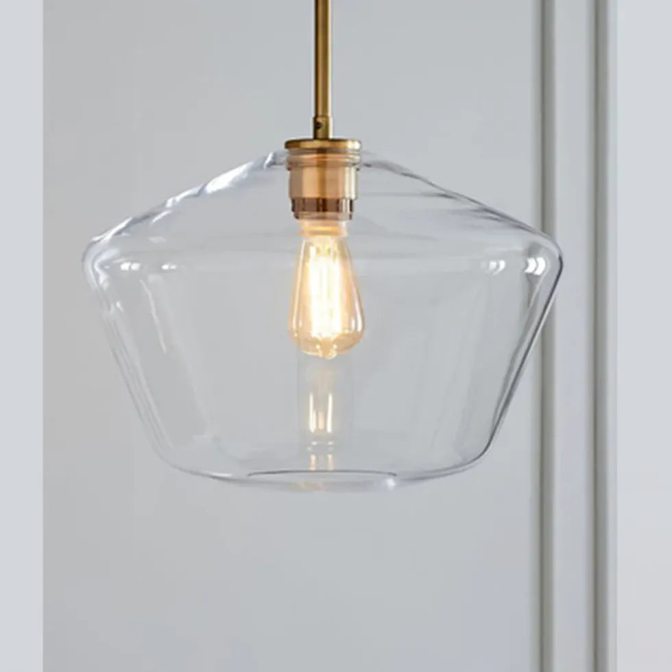 Pendelleuchte Glas Transparent nordische schlichte klare Glaskugel - Clowas.de