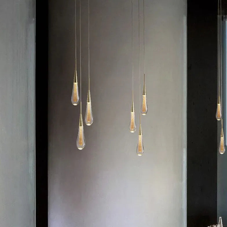 Pendelleuchte Glas Tropfen modern minimalistisch Design - Clowas.de