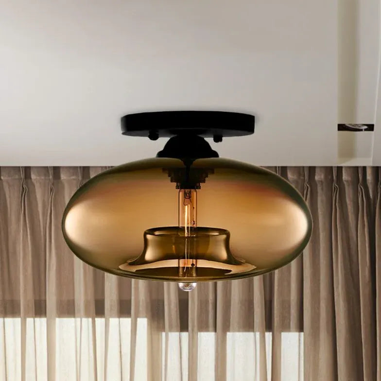 Pendelleuchte Glas Wohnzimmer runde kreative moderne Design - Clowas.de