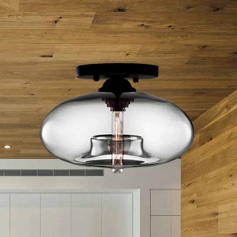 Pendelleuchte Glas Wohnzimmer runde kreative moderne Design - Clowas.de