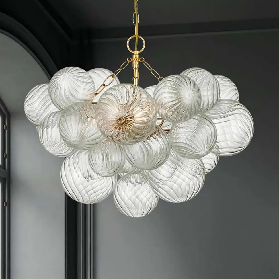 Pendelleuchte gold glas im modernen amerikanischen Stil - Clowas.de