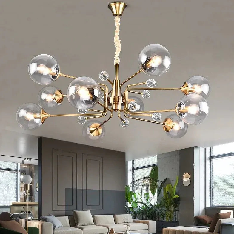 Pendelleuchte Grau Glas modernes LED Design - Clowas.de