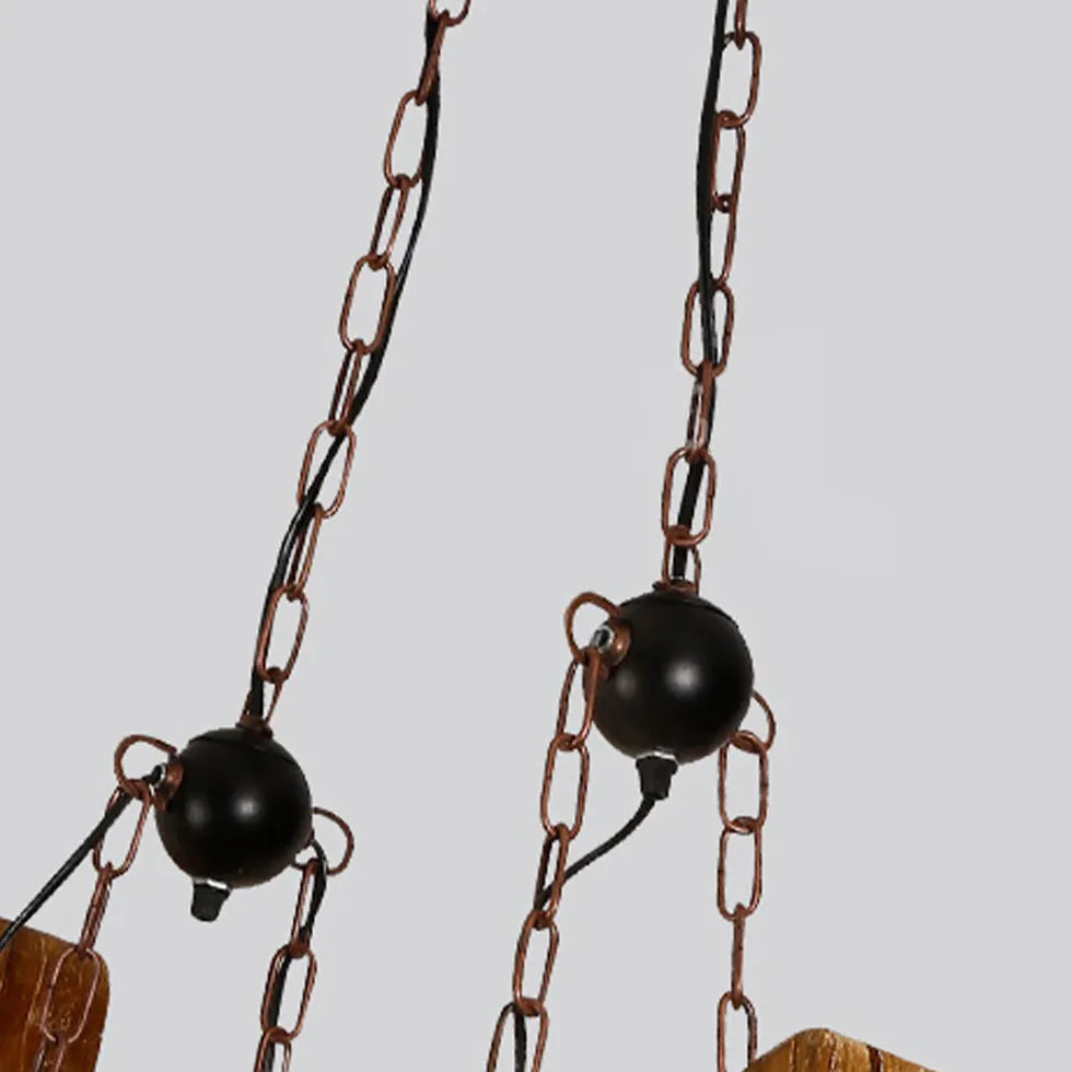 Pendelleuchte Industrial Holz mit stilvollem maritimen Flair - Clowas.de