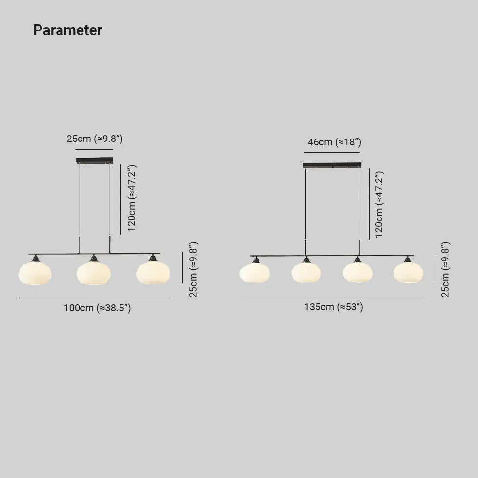 Pendelleuchte Küche LED nordisch schlicht weiß Glas - Clowas.de