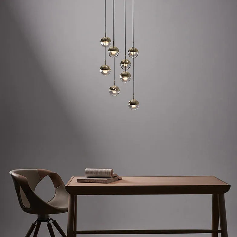 Pendelleuchte Kugel Design moderne minimalistische nordische Eleganz - Clowas.de