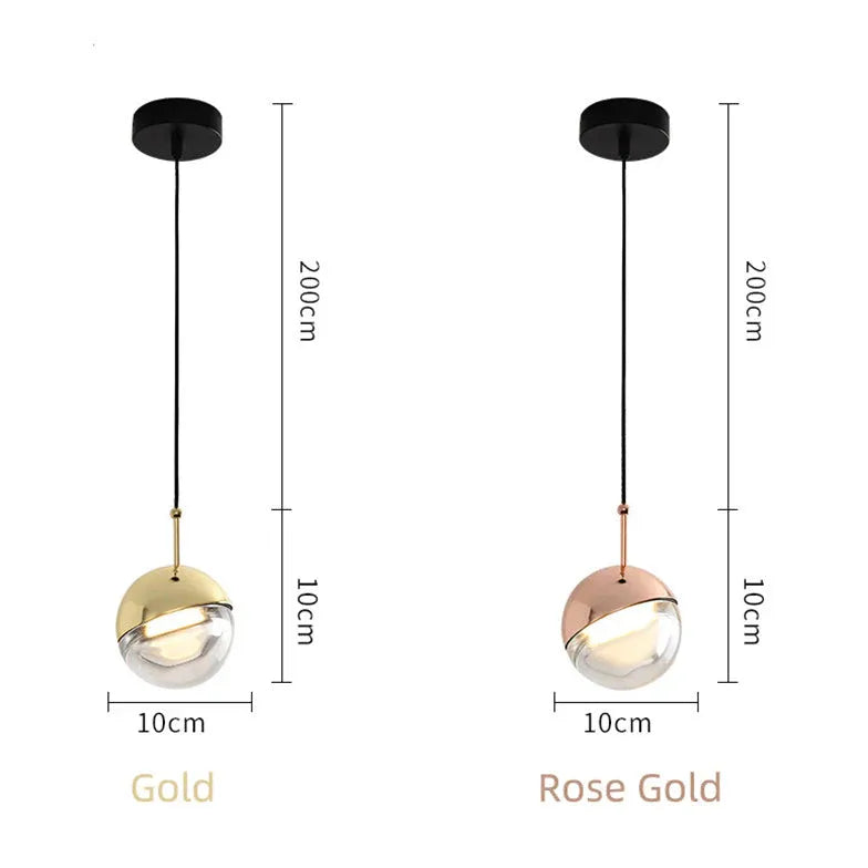 Pendelleuchte Kugel Design moderne minimalistische nordische Eleganz - Clowas.de