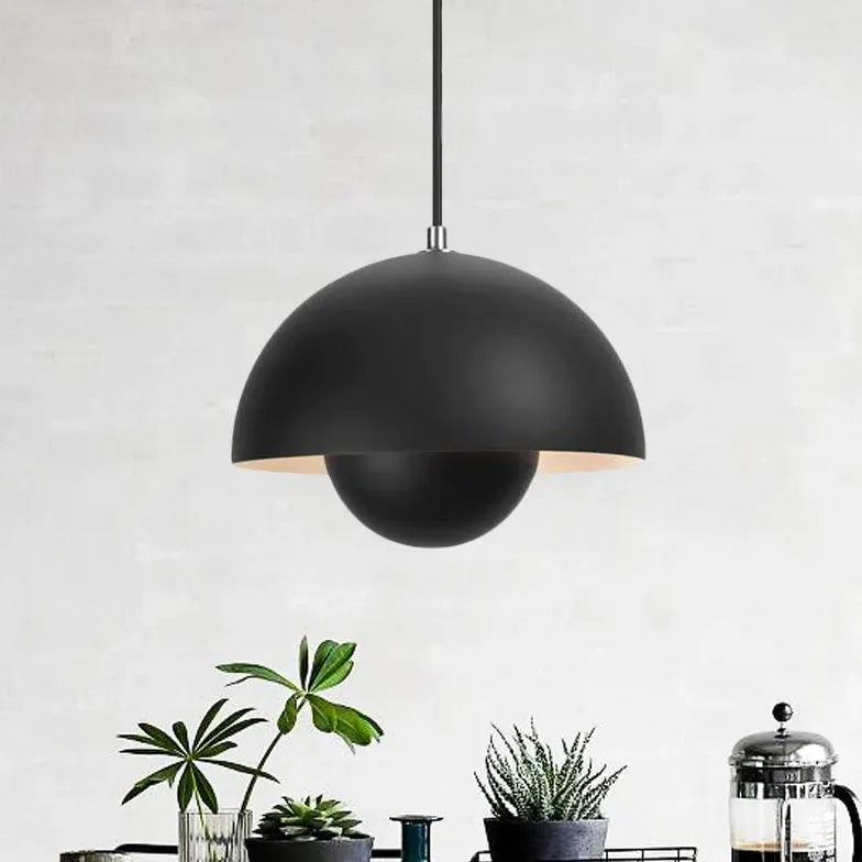 Pendelleuchte Kugel einzeln moderne halbkreis Design - Clowas.de