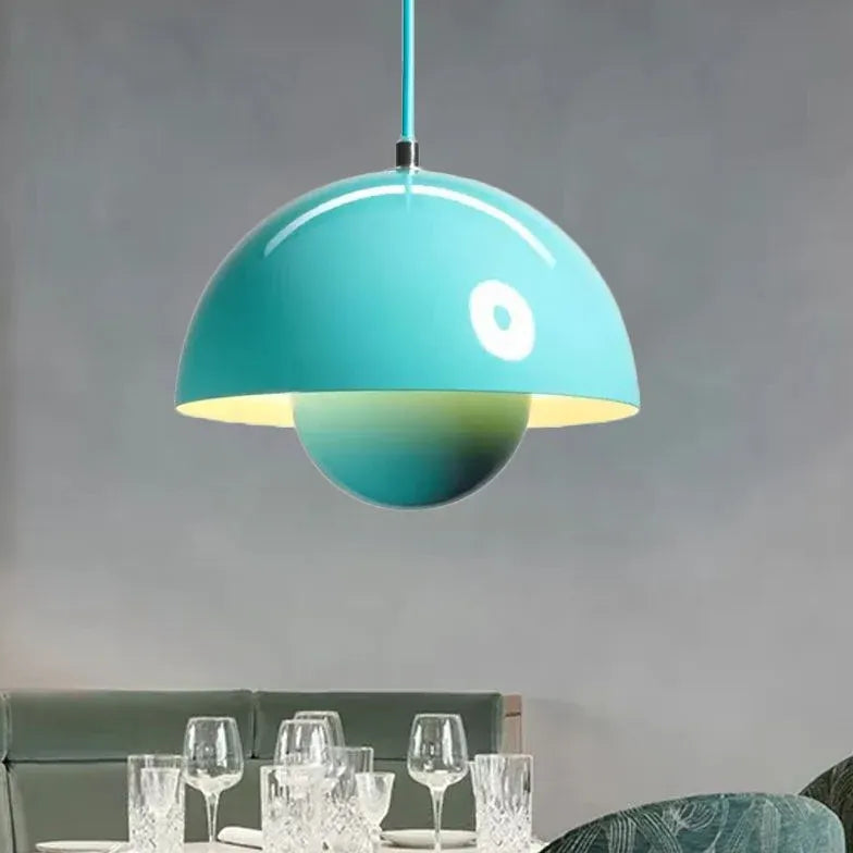 Pendelleuchte Kugel einzeln moderne halbkreis Design - Clowas.de