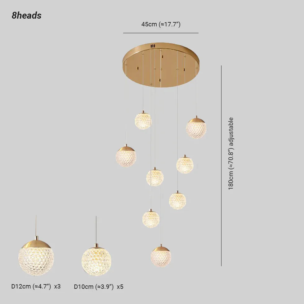 Pendelleuchte Kugel Glas Modernes Minimalistisches Design - Clowas.de