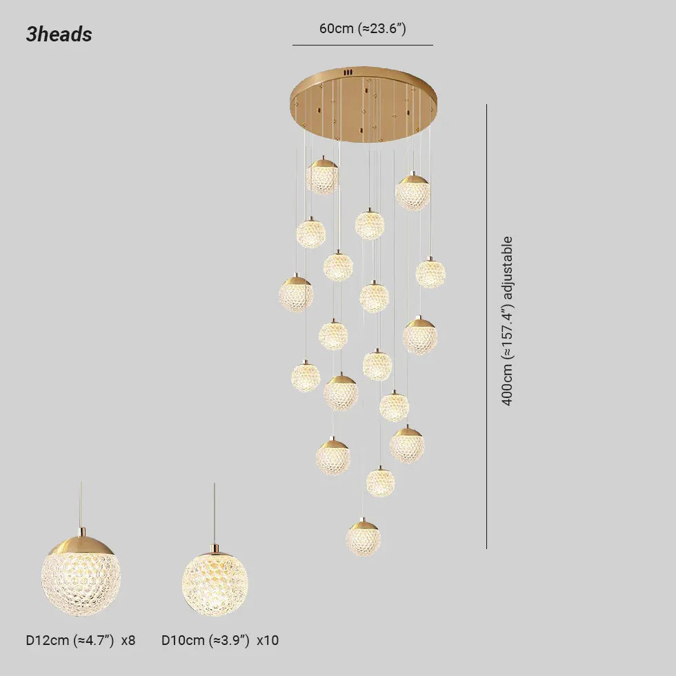 Pendelleuchte Kugel Glas Modernes Minimalistisches Design - Clowas.de